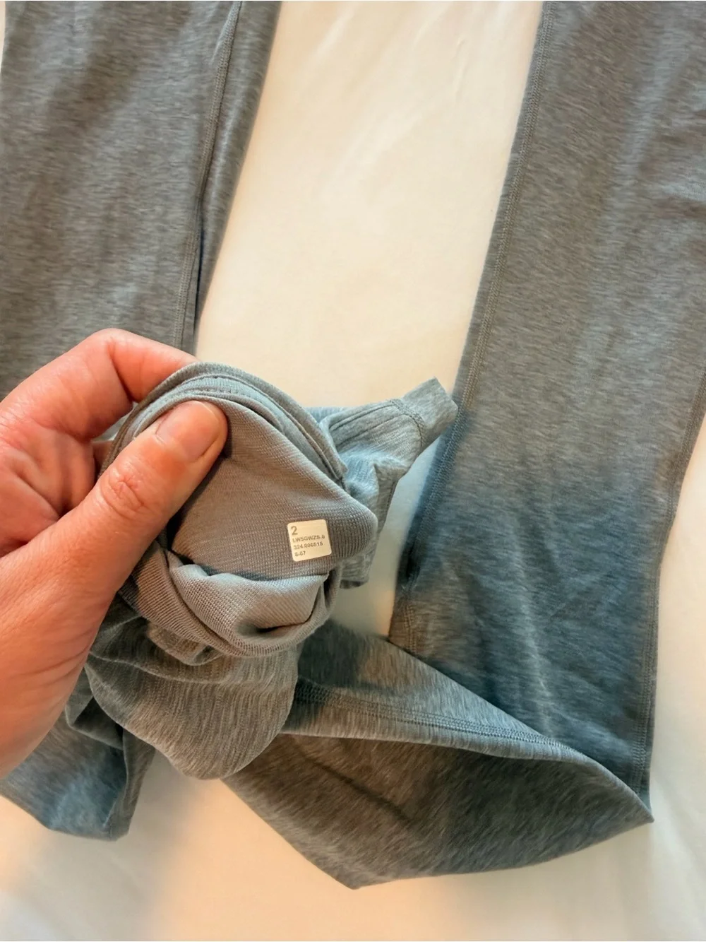 lululemon athletica Gray Flare Leggings